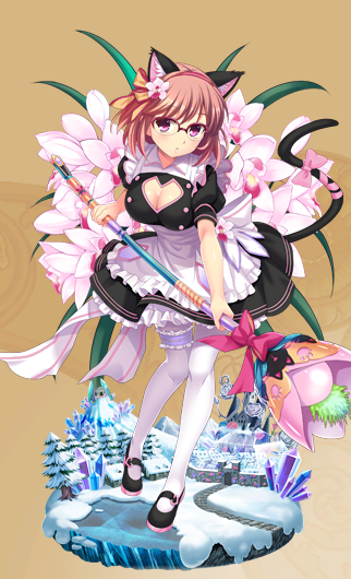 シンビジューム(猫耳メイド) - フラワーナイトガール攻略まとめ