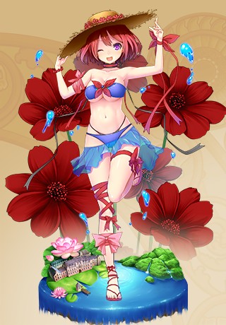 チョコレートコスモス(水着)進化.jpg チョコレートコスモス(水着)進化.jpg